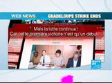 End of Guadeloupe strike: Web still mobilised