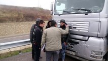 Polis noktası yakınında arızalanan tırda 10 sığınmacı yakalandı - TEKİRDAĞ