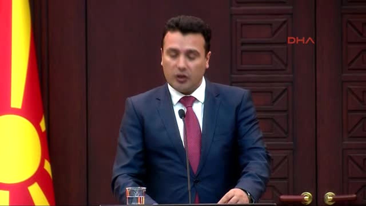 Başbakan Yıldırım ile Makedonya Başbakanı Zoran Zaev Ortak Basın Toplantısında Konuştu -2