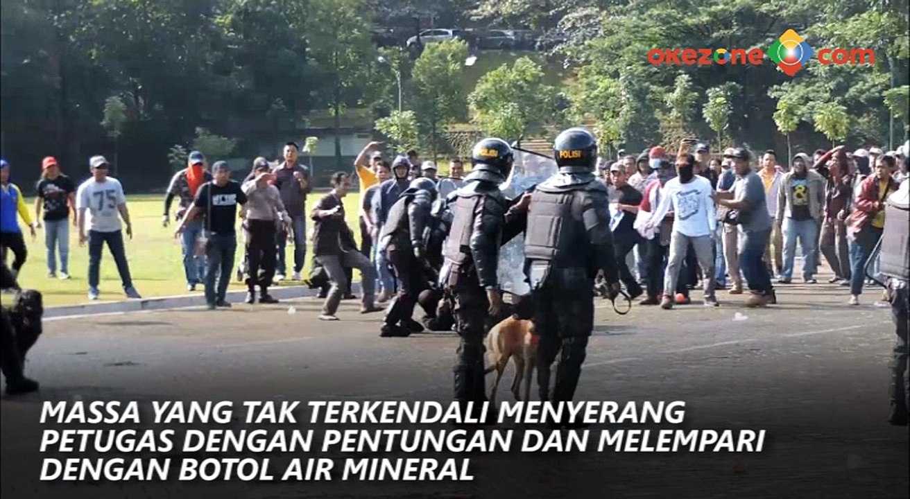Latihan Keras Pasukan Anti Huru-hara di Pilgub Jateng