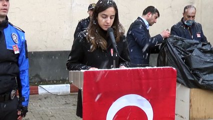 Şehit polis memuru törenle memleketine uğurlandı