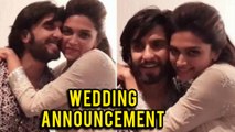 Ranveer Singh And Deepika Padukone WEDDING DETAILS OUT!