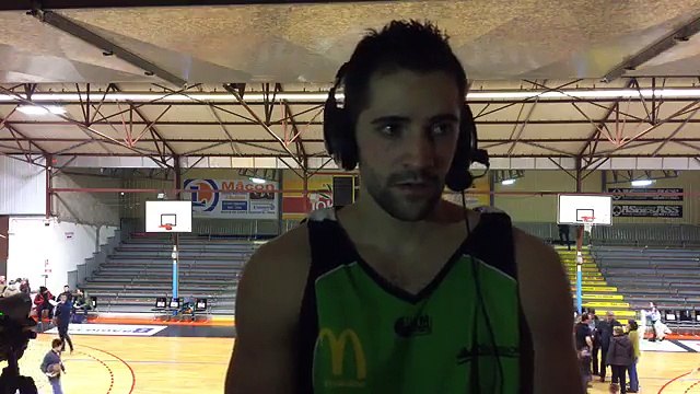 La réaction d'après-match de Jérémy VOLDOIRE après la victoire à Prissé (62-70)