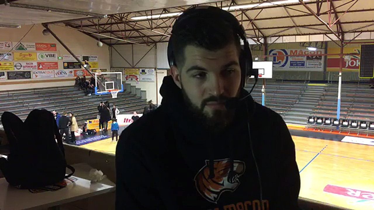 La réaction d'après match de Thibault CHEVIGNY à l'issue de la rencontre Prissé-BCM (62-70).