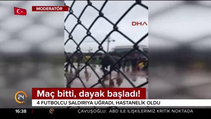 Maç bitti, dayak başladı!