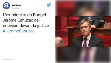 Condamné pour fraude fiscale, Jérôme Cahuzac à nouveau face aux juges.