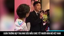 Xuân Trường đẹp trai như siêu mẫu chúc tết người hâm mộ Việt Nam