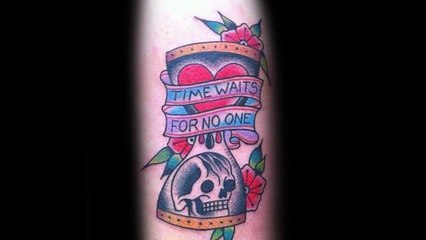 40 Time Waits For No Man Tattoos For Men -  2018 luxury