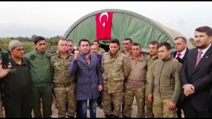 Şehit aileleri ve gazilerden Mehmetçik'e marşlı destek - KIRŞEHİR