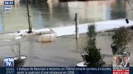 Une péniche de "Le Corbusier" coule à Paris - ZAPPING ACTU DU 12/02/2018