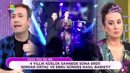 Serdar Ortaç ve Ebru Gündeş nasıl barıştı?