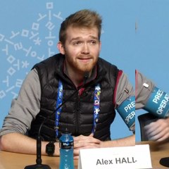 À Pyeongchang, ce testeur de micros chante avant chaque conférence de presse