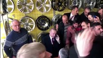 Cumhurbaşkanı Erdoğan, Lastikçi Esnafını Ziyaret Etti