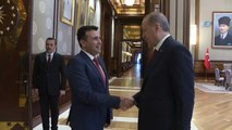 Cumhurbaşkanı Erdoğan, Makedonya Başbakanı Zaev'i Kabul Etti