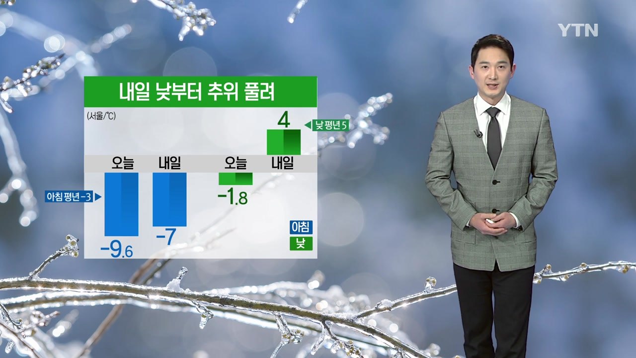 [날씨] 새벽 눈 뒤 점차 갬...내일 낮부터 추위 풀려 / YTN