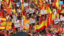 Les unionistes défilent pour l'unité à Barcelone