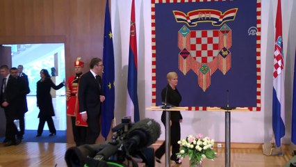 Sırbistan Cumhurbaşkanı Vucic, Hırvatistan'da - ZAGREB