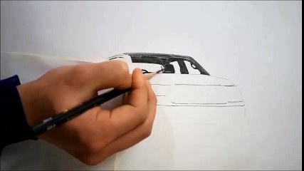 연필그림 - 자동차그리기 [포드 레인저 랩터] / Pencil sketch [Speed drawing]