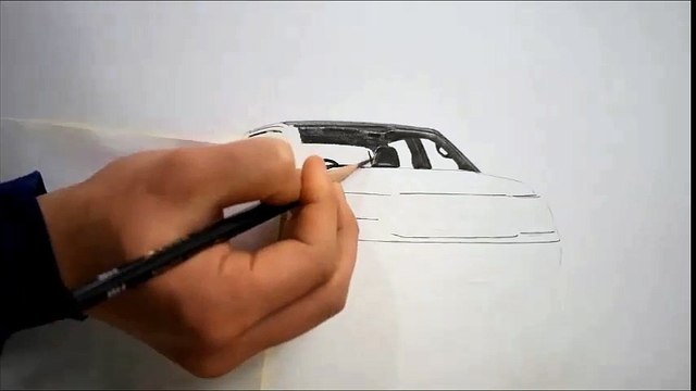 연필그림 - 자동차그리기 [포드 레인저 랩터] / Pencil sketch [Speed drawing]