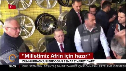Cumhurbaşkanı Erdoğan'dan sürpriz ziyaret