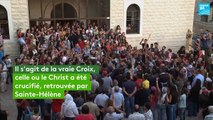 Fête chrétienne de la croix en Syrie
