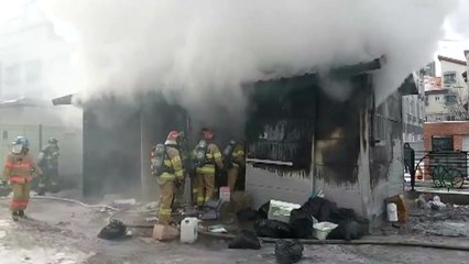 초등학교 분리수거장 불...학생 대피소동 / YTN