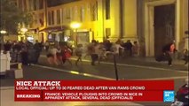 Nice attack: amateur footage shows panic in the streets as truck rams into crowd killing dozens