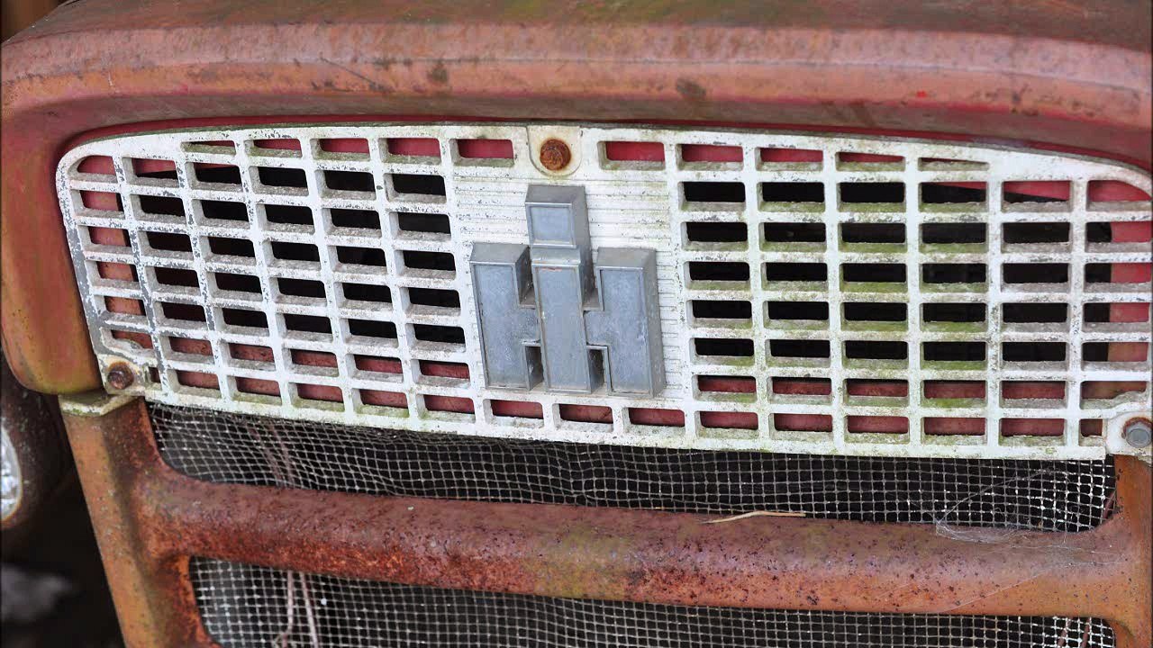 Junkyard Jems      an Internation Tractor  240 being restored at a tree farm