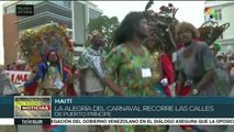 La alegría del carnaval recorre las calles de la capital haitiana
