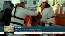 Rescatan a 29 inmigrantes frente a las costas españolas