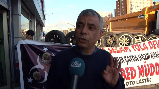 Cumhurbaşkanının ziyaret ettiği İskitler esnafından Zeytin Dalı Harekatına tam destek