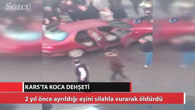 Ayrıldığı eşini silahla vurarak öldürdü