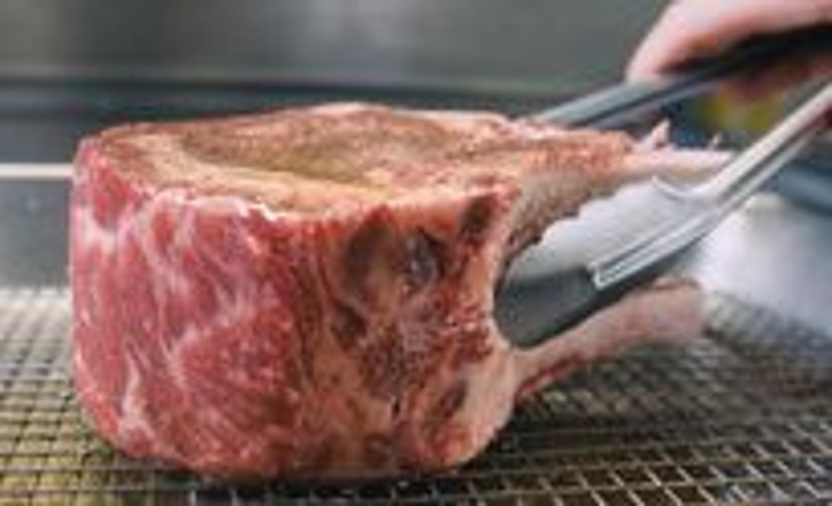 How To Cook a 40oz Double Cut Ribeye Steak Esquire video Dailymotion