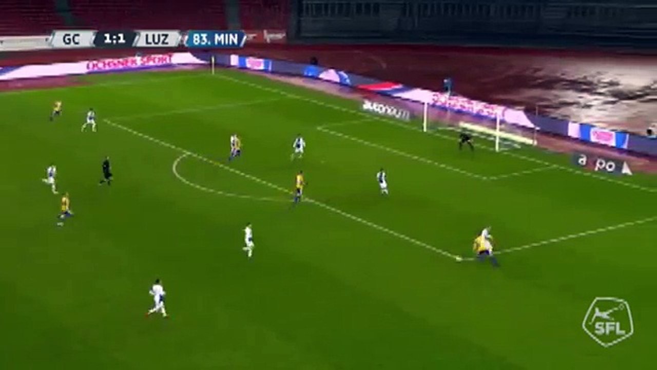 Grasshoppers 1:2 Luzern (Swiss Super League 11 February)