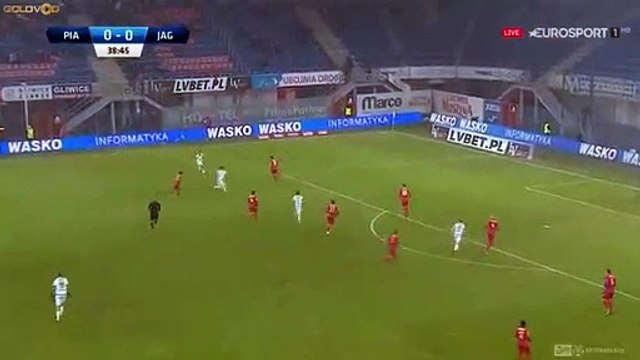 Przemyslaw Frankowski GOAL - Piast Gliwice vs Jagiellonia 0-1 12/02/2018
