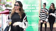 Ladies who lunch! Pregnant Jessica Alba and Olivia Munn step out in thigh-high boots during girls-only outing