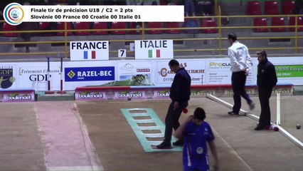 Finale tir de précision U18, Euro Jeunes, Saint-Vulbas 2018