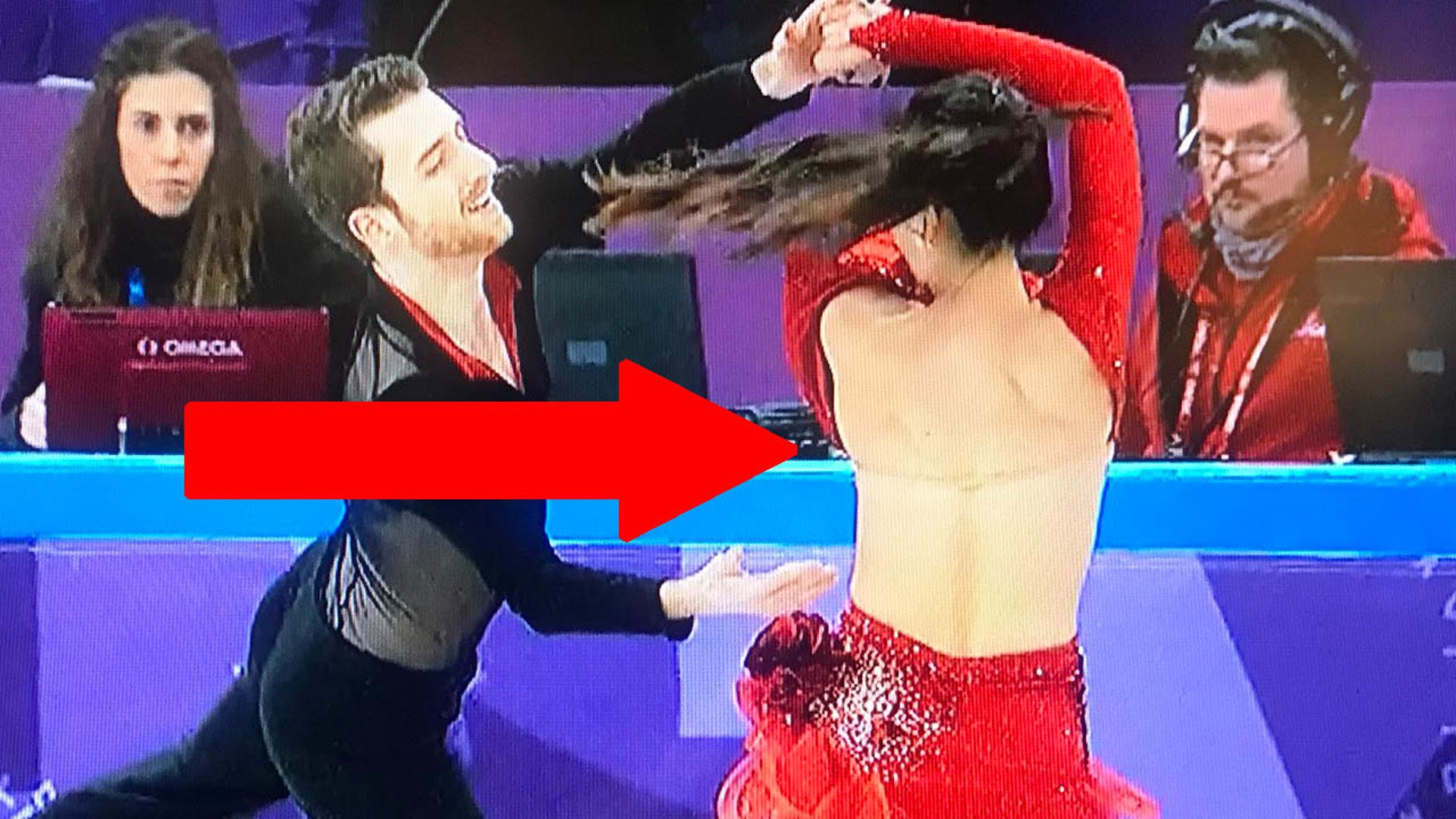 Ice Dancer Yura Min Suffers Major Wardrobe Malfunction At The 2018.