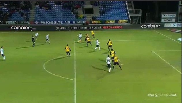 Hobro 0 - 1 Aarhus Tobias Sana goal 12.02.2018 DENMARK: Superliga