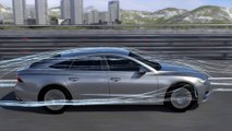 Audi A7 Animation aerodynamics