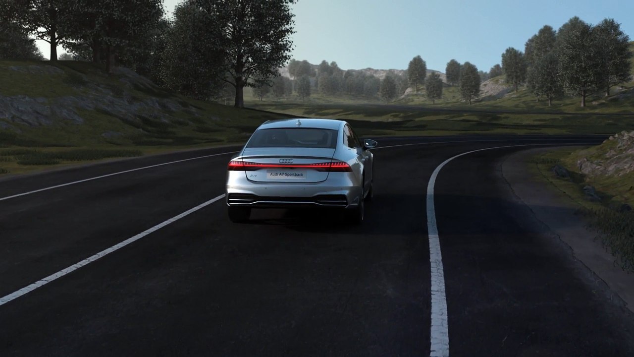 Audi A7 Animation drive select