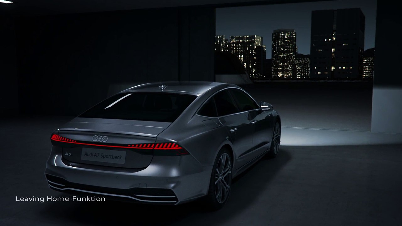 Audi A7 Animation Lichtfunktionen