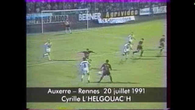 20/07/91 : Cyrille L'Helgoualc'h (71') : Auxerre - Rennes (3-1)
