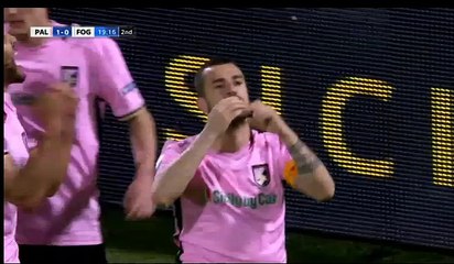 Ilija Nestorovski    Penalty  Goal  (1:0)  Palermo vs Foggia