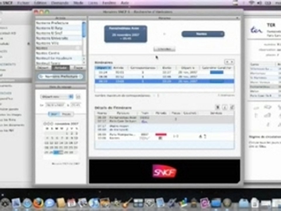 Horaires SNCF