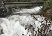 Heavy Rain Turns Tennessee's Little River Into Rough Rapids