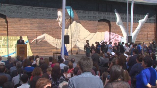 El barrio Matadero Franklin preside el aniversario de Santiago de Chile