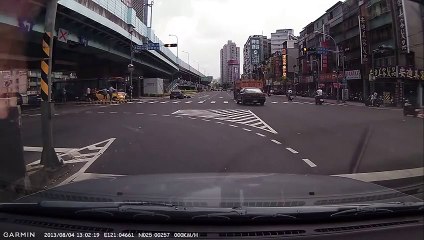 Télécharger la video: Ce scooter se fait percuter par un chauffard et s'envole... Impressionnant