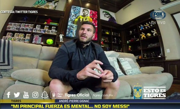 Gignac: Soy una persona con muchos defectos .