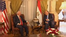 Arranca la gira de Rex Tillerson por Oriente Próximo con un espaldarazo a Al Sisi